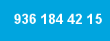 936 184 42 15 936 184 42 15